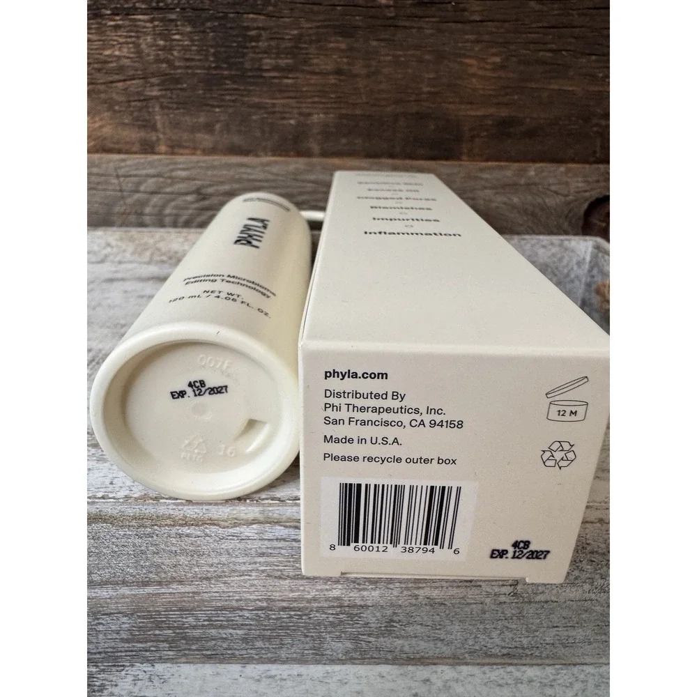 PHYLA pH Balancing Gel Cleanser 100ml – Clarifying Face Wash |‎ MSRP = $32
